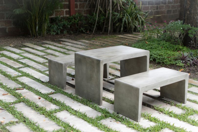 mobilier urbain en beton